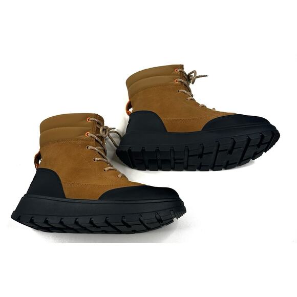 Koolaburra by UGG Deza Lace-Up Utility Boots Womens Size 10 Chestnut Suede New - Picture 6 of 12